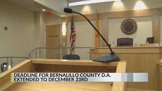 Deadline extended for new Bernalillo County DA applicants