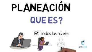 tipos de planeación