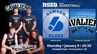 RSEQ Basketball masculin  Dawson @ Ch.-St-Lambert [2025-01-09]