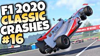 F1 2020 CLASSIC CRASHES #16