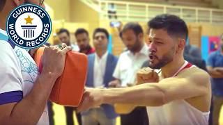 Most Full Extension Punches in One Minute - Guinness World Records