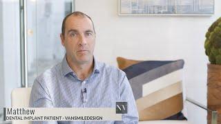 Dental Patient Testimonial Video | VanSmileDesign | Vienna, VA - Matthew