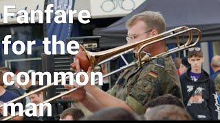 Gute-Laune Musik! "Fanfare for the Common Man" beim Lili-Marleen-Tag 2024 rockt richtig....