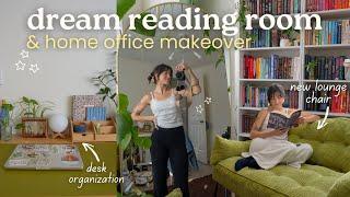 Complete dream reading room/home office makeover