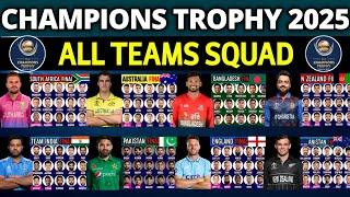 Champions Trophy 2025 : All Team Squad | ICC Champions Trophy 2025 All Teams Squad |CT 2025 Schedule