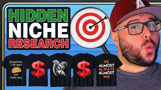 5 SECRET T-Shirt Niches That Will Make You Money in 2024!