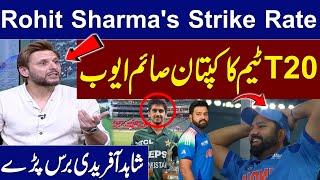 Rohit Sharma's Incredible Strike Rate & Shahid Afridi on What Makes a Great Captain | Saim Ayub