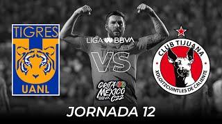 Resumen | Tigres UANL 2 - 0 Tijuana | Liga MX - Clausura 2022  - Jornada 12 | LIGA BBVA MX