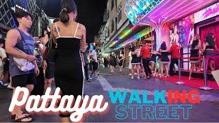 [4K] Pattaya Thailand | Central Pattaya Walking Street Beach Road Candid Walks | Bar Girl Fight!!