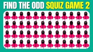 Find the ODD One Out - Squid Game 2  | 40 Levels | Easy, Medium, Hard | Quizzer Odin