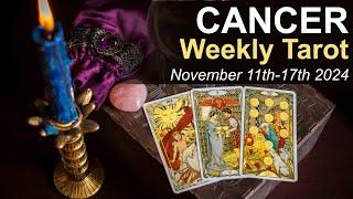 CANCER WEEKLY TAROT READING "ONE FINAL CHANCE" November 11th to 17th 2024 #weeklytarotreading