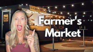 VLOG Tour of the Warrensburg, MO Farmer's Market! FRESH Flowers, Tacos, & Coffee - Don't Miss It!