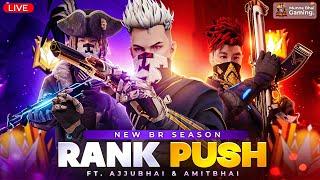 Free Fire Rank Push To Grandmaster With AjjuBhai & AmitBhai - Free Fire Hindi - Munna bhai Hindi