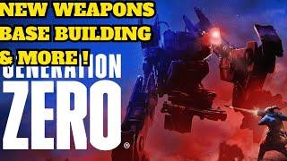 Generation zero New weapons, Base Building, missions & More Confirmed !