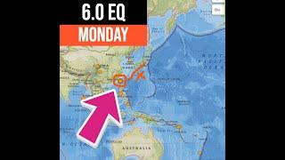 6.0 Earthquake Taiwan. Nankai Trough mega quake potential increasing. Monday 1/20/2025