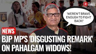 BJP MP Ram Chander Jangra controversial remark on Pahalgam widows triggers outrage