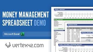 Money Management Spreadsheet Demo