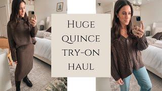 HUGE Quince Try-On Haul!