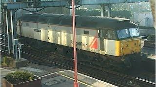 Trains at Southampton Central, January 2000