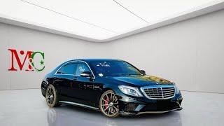 Style And Speed The Mercedes Benz S63AMG - 2014 - Only : 77,000 kilometers Japan Import Clean Title