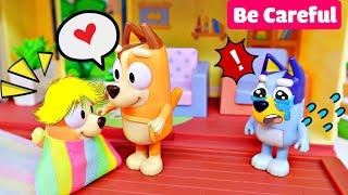 BLUEY, Be Careful! Bluey Learns The Importance Of Listening and Safety Rules - Fun Kids' Story