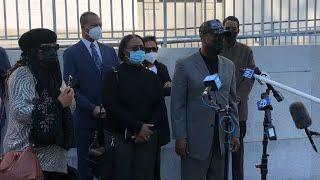 RAW: Family of Oscar Grant Speaks To Reporters After Meeting With District Attorney