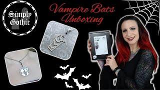 SIMPLY GOTHIC VAMPIRE BATS UNBOXING