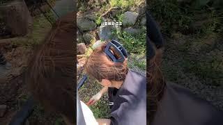 캠핑장 배짱이 이번주 비많이온데요 배수로정비