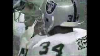 Bo Jackson Black Sunday 1989 Football Season