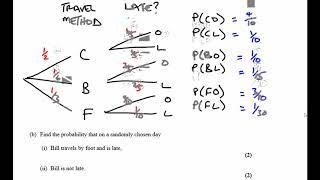 Edexcel practice Test H stats   Q3