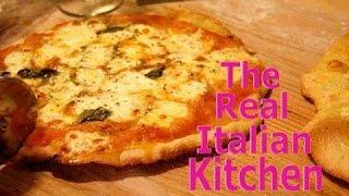 Pizza Dough Recipe - For thin crust crunchy pizza PART 1 - Real Italian Kitchen