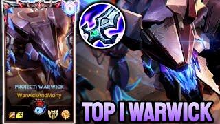 WILD RIFT WARWICK - TOP 1 WARWICK GAMEPLAY - GRANDMASTER RANKED