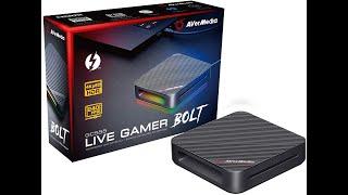 AVerMedia Live Gamer Bolt Thunderbolt 3 External Video Capture Card stream and record in