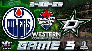 Edmonton Oilers vs Dallas Stars Game 5 LIVE Stream Game Audio | NHL Playoffs Gamecast & Chat