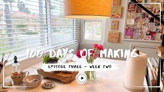 100 Days of Making – Week Two | Creating on the Go & Packing Art Supplies for Travel