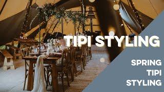 Spring Tipi Wedding Styling