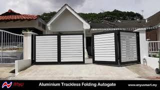 An Yu Aluminium Trackless Folding Autogate | Au Yu Smart Gate