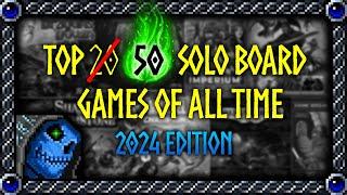 Top 50 Solo Board Games of All Time | 2024 Edition