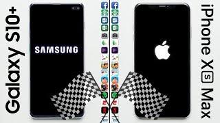 Galaxy S10+ vs. iPhone XS Max Speed Test