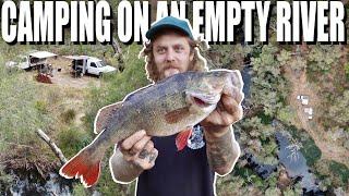 Camping On An Empty River | Camp, Fish, Cook