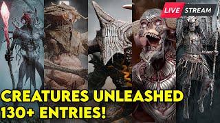 Creatures Unleashed! ALL 130 SHOWCASE! Livestream