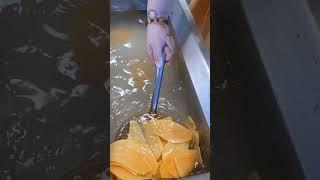 Fried sweet potato chip machine