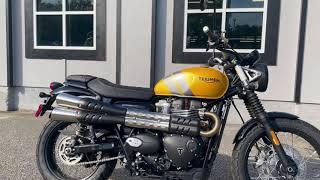 2024 Triumph Street Scrambler 900 Yellow