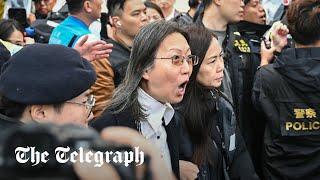 Hong Kong jails democracy activists in landmark trial