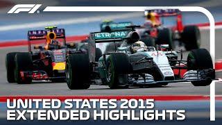 Rosberg And Hamilton's Epic Title Decider! | 2015 United States Grand Prix | Extended Highlights