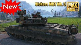 NEW British "Vickers MBT Mk. 3" reward tank - World of Tanks