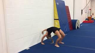 Backbend Down Wall