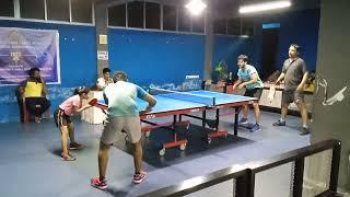 How mixed Doubles play in Table tennis !!! | Points and Rules of Ping Pong | Young Vs Master's |