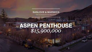 SOLD | $15.9M | Aspen Penthouse | 630 E Hyman Ave, PH, Aspen