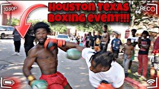 HOUSTON TEXAS BOXING EVENT**** MUST WATCH!!!